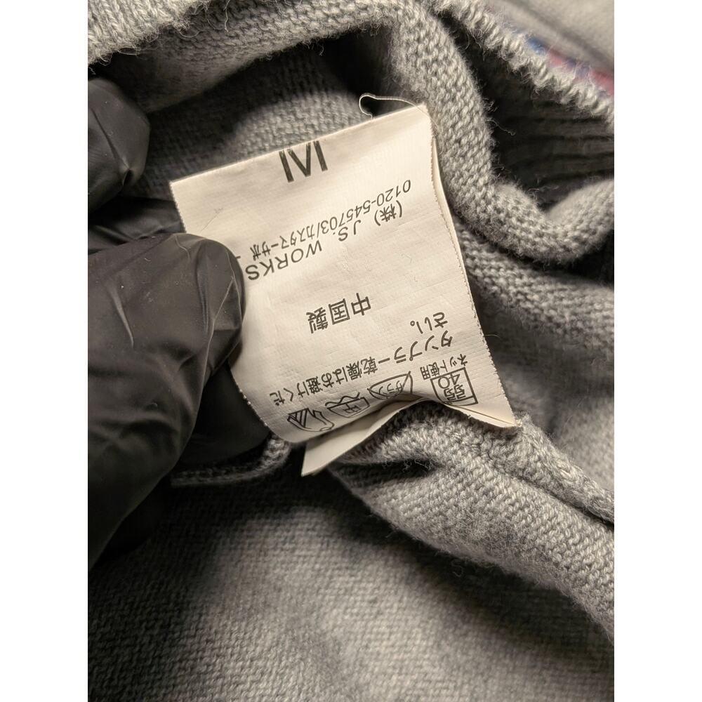 Fred Perry x Journal Standard Crewneck Knit Sweater Gray Men’s Size Medium - Picture 13 of 13